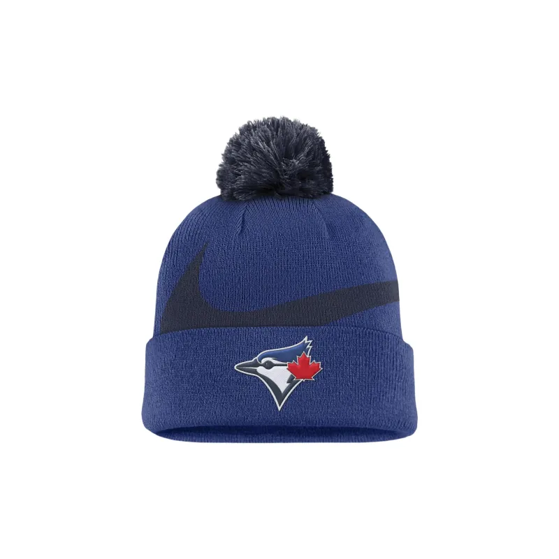 Nike Toronto Blue Jays Peak Men's Nike Mlb Cuffed Pom Beanie-0