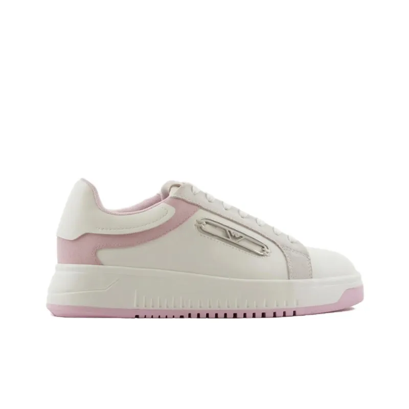 EMPORIO ARMANI Low Top Casual Shoes Women's White-1