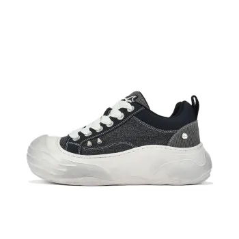FAIRWHALE Canvas Shoes Men's Knight Black/Ironhide Brown