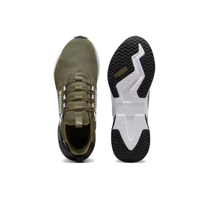 PUMA Retaliate Anti Slip Wear Resistant Low Top Casual Running Shoes Unisex Green-3