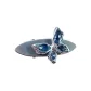 Gray Butterfly Side Clip 1 Pack