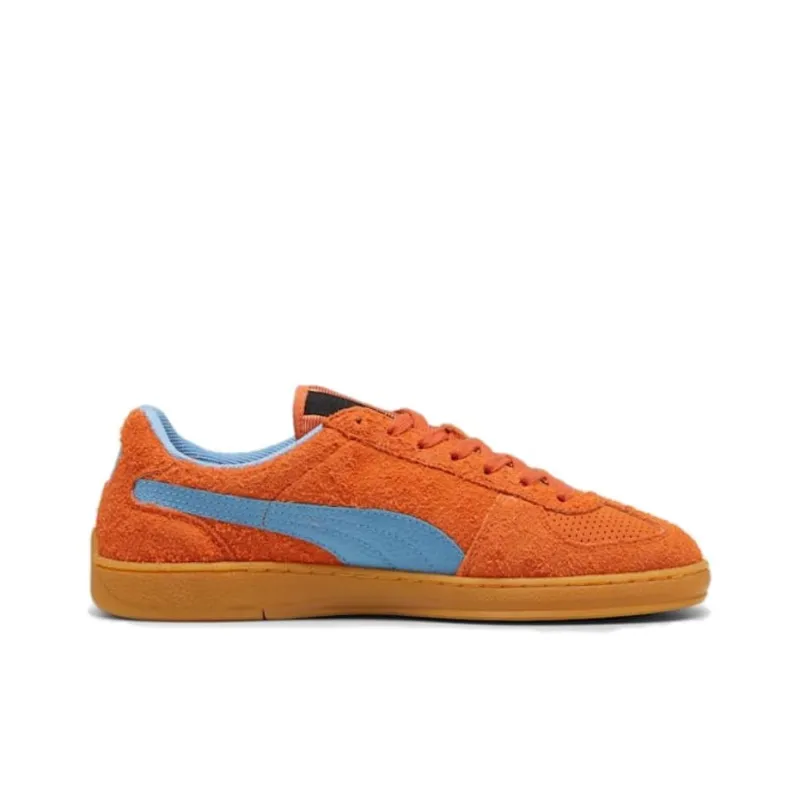 PUMA Super Team No 14 Anti Slip Wear Resistant Low Top Skateboard Shoes Unisex Orange Blue-1
