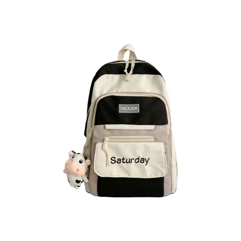 Cwatcun Nylon Backpack Regular Women's Red/Black/Green/Blue-3