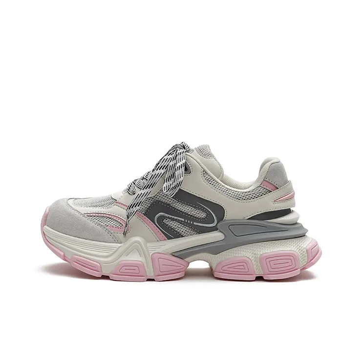 MASOOMAKE Breathable Height Increasing Low Top Chunky Sneakers Women's-15