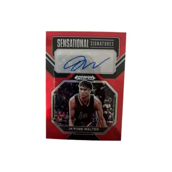 PANINI 2023 Prizm Ja'Kobe Walter Djakoby Walter, Signature 118/125, Red, Card Pass. Sports Cards 1 Pc