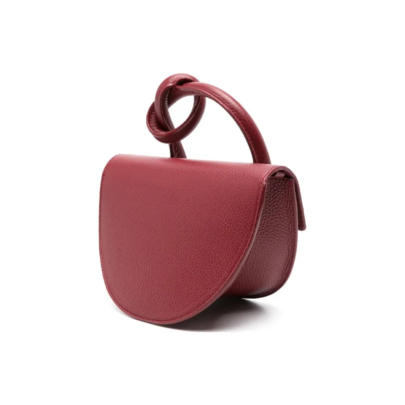 YUZEFI Pretzel Leather Tote Bag-1