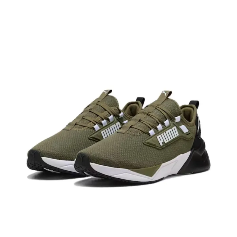 PUMA Retaliate Anti Slip Wear Resistant Low Top Casual Running Shoes Unisex Green-2