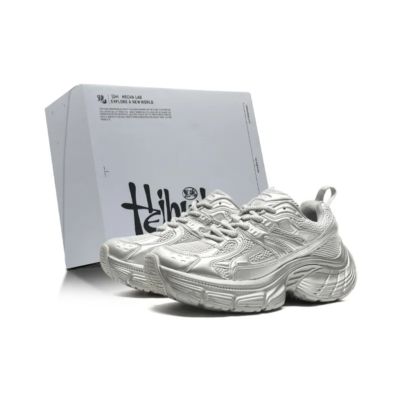 BLVCK PARIS Anti-Slip Wear-Resistant Breathable Height Increasing Low-Top Chunky Sneakers Unisex-5