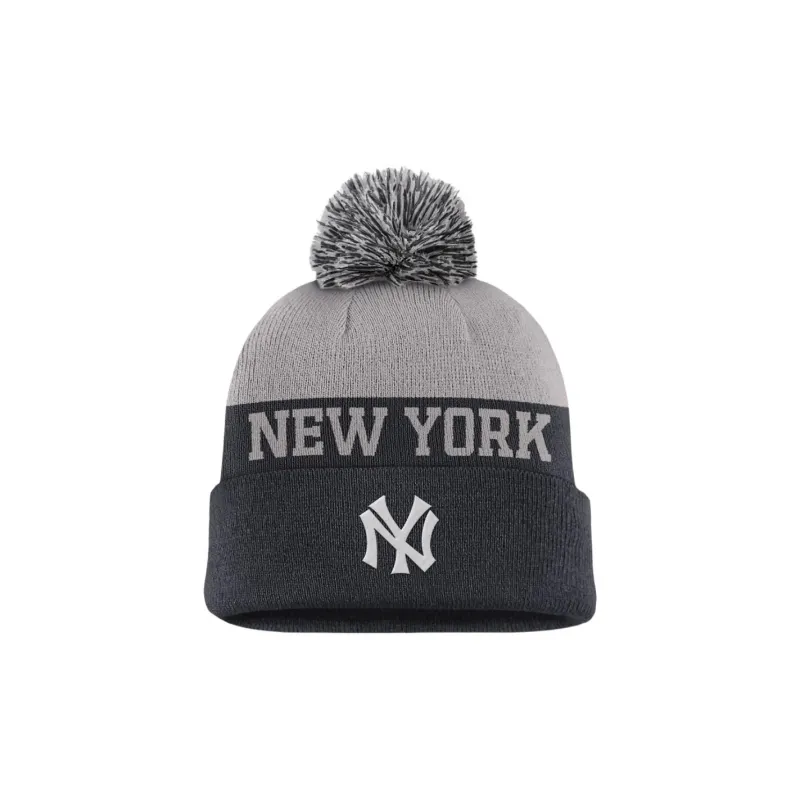 Nike New York Yankees Rewind Peak Men's Nike Mlb Cuffed Pom Beanie-0