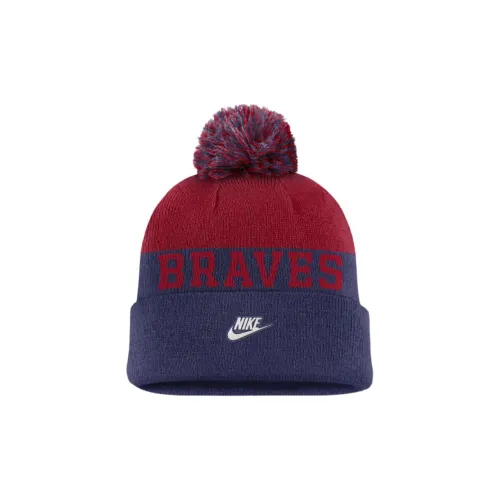 Nike Atlanta Braves Rewind Peak Men's Nike Mlb Cuffed Pom Beanie
