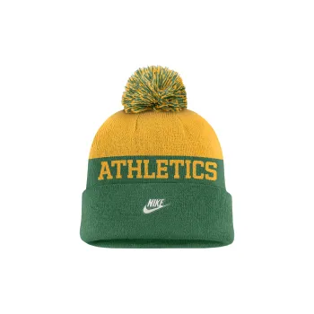 Nike Oakland Athletics Rewind Peak Men's Nike Mlb Cuffed Pom Beanie