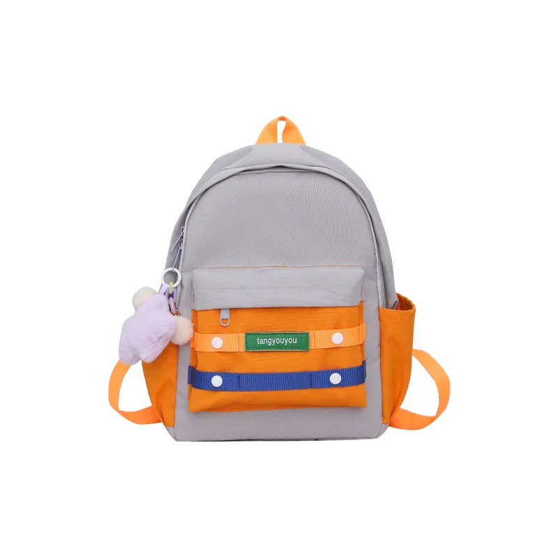 KAKAXI Nylon Backpack Unisex Black/Green/Gray/Purple/Pink/Yellow/Orange-10