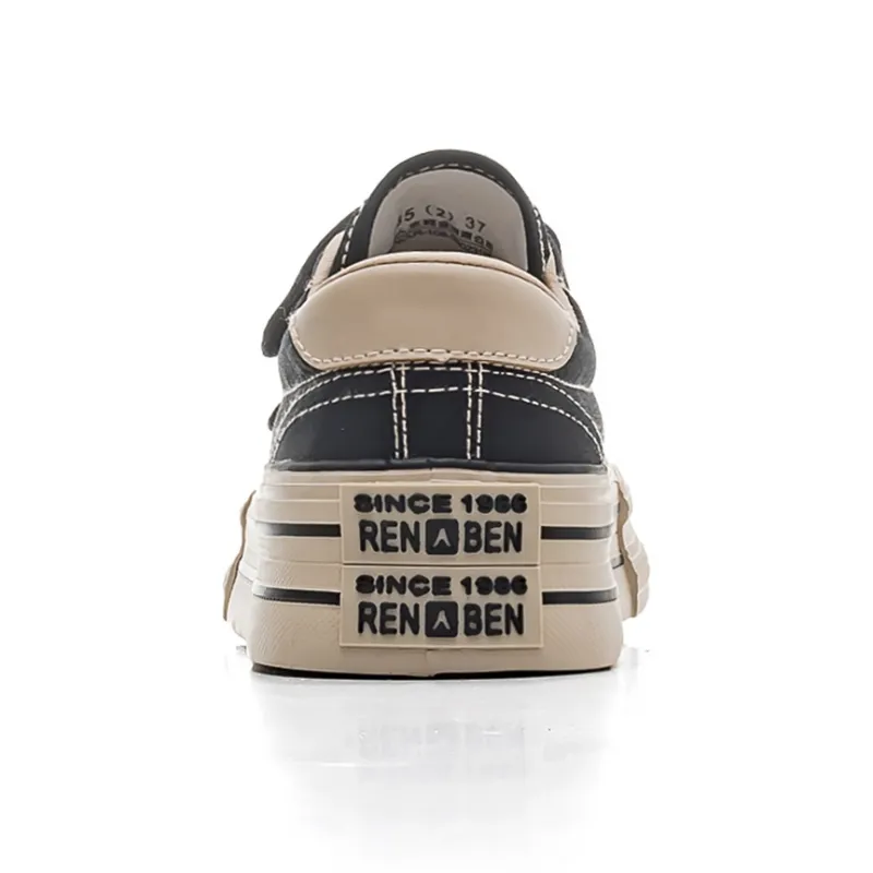 RENBEN Breathable Height Increasing Low-Top Skateboard Shoes Women's-10