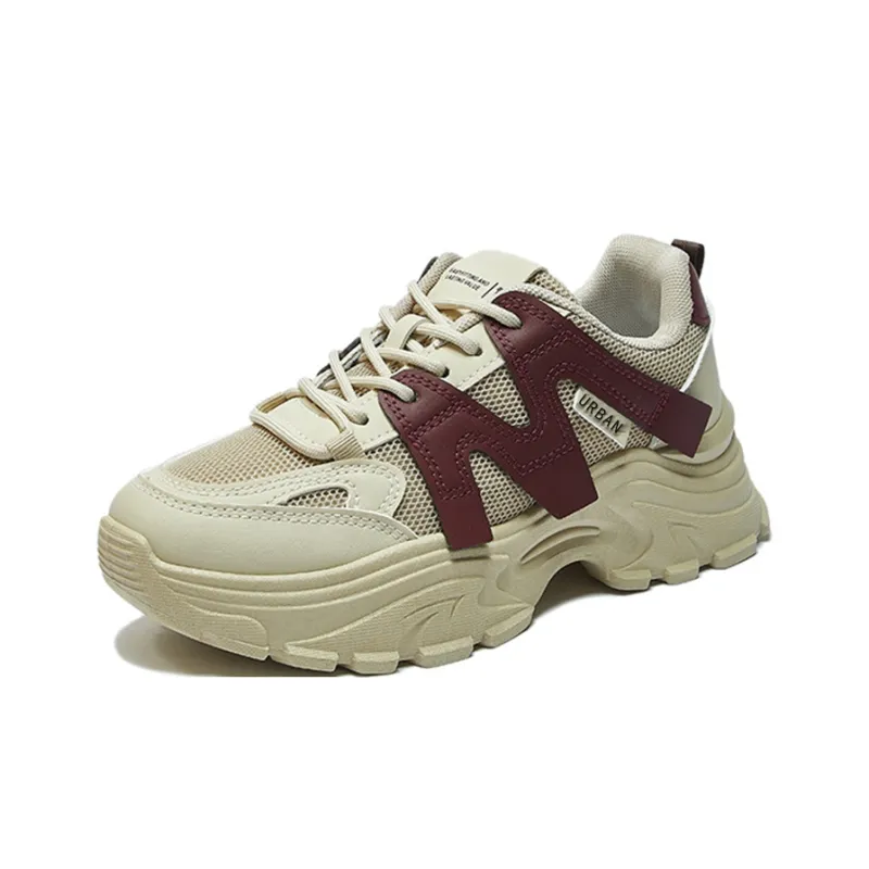 URBAN AUTHENTIC Anti Slip And Wear Resistant Height Increasing Low Top Chunky Sneakers Women's-0