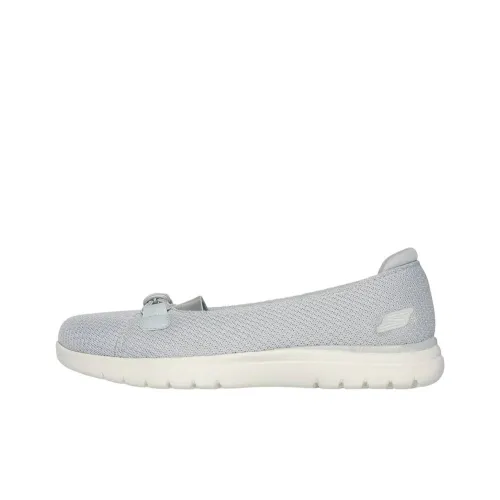 Skechers ON THE GO used-Resistant Breathable Rebound Low-Top Casual Shoes Women's Gray
