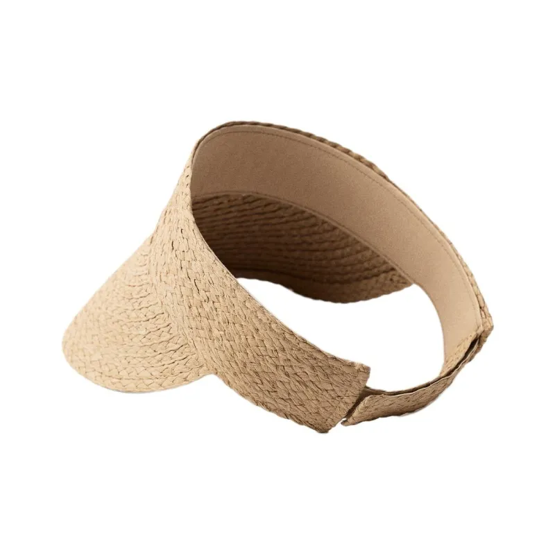 ZARA Paper Pulp Sun Protection Hats Women's Brown-1