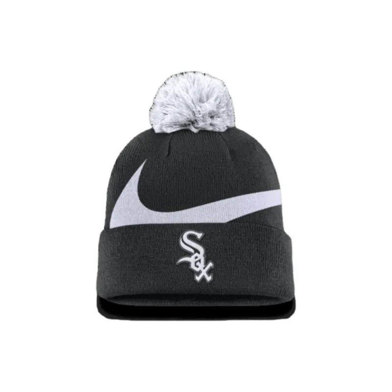 Nike Chicago White Sox Peak Men's Nike Mlb Cuffed Pom Beanie-0