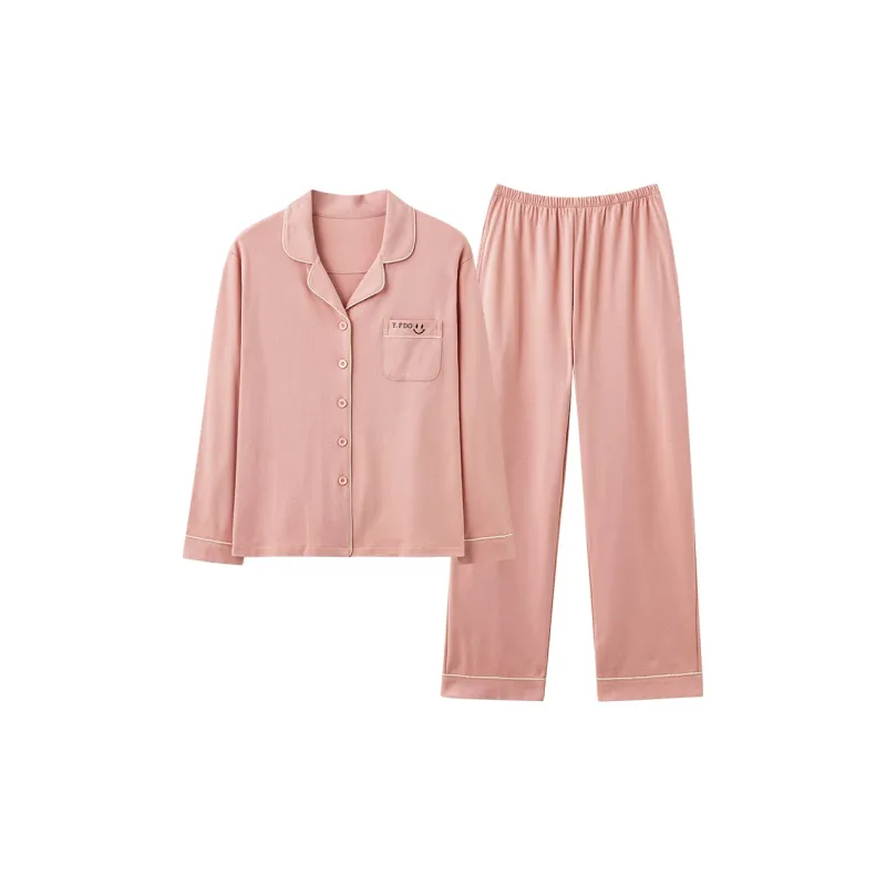 FENTENGCARE Pajama Set Women's Shrimp Pink-0