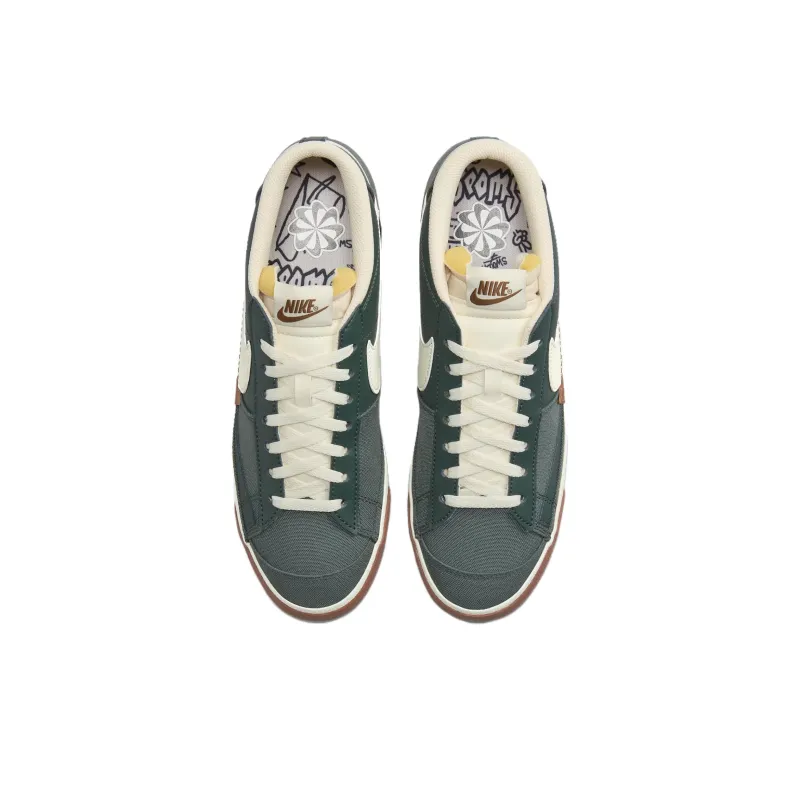 Nike Blazer Low Pro Club Vintage Green Light British Tan Gum Dark Brown Coconut Milk-3