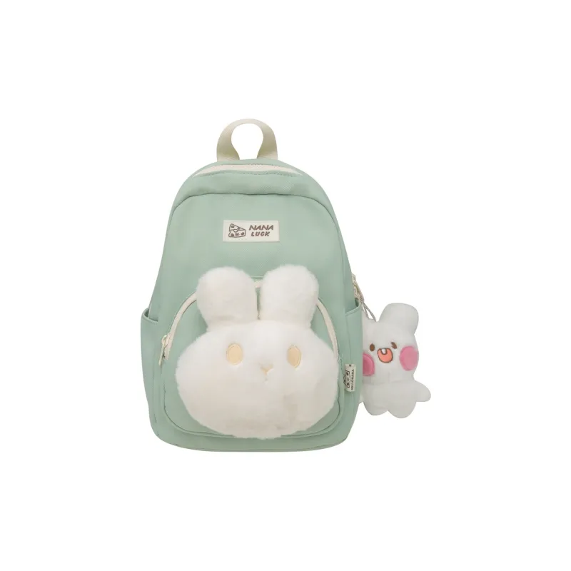 PINK·LAND Nylon Backpack Women's Black/Pink/Green/Orange/Purple-10