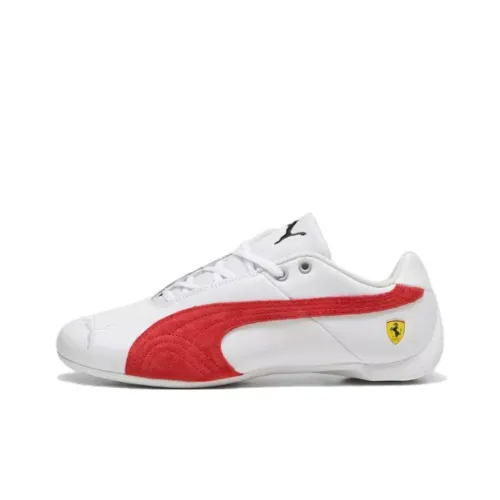 PUMA Scuderia Ferrari Casual Shoes Unisex Low-Top White/Red