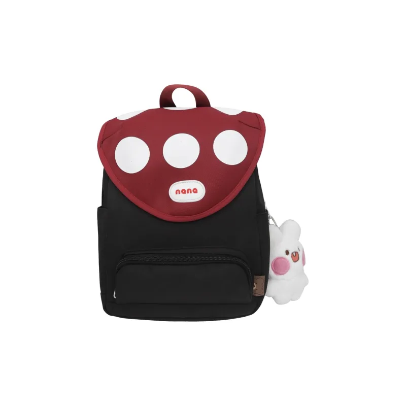 PINK·LAND Nylon Backpack Regular Women's Black/Pink/White/Green/Purple-7