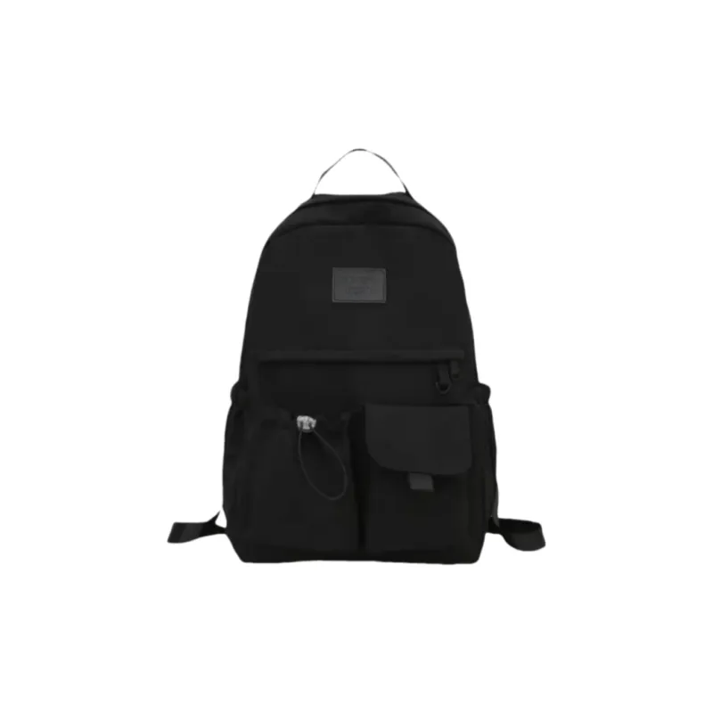 Cwatcun Nylon Backpack Regular Unisex Black/White/Pink/Blue-5