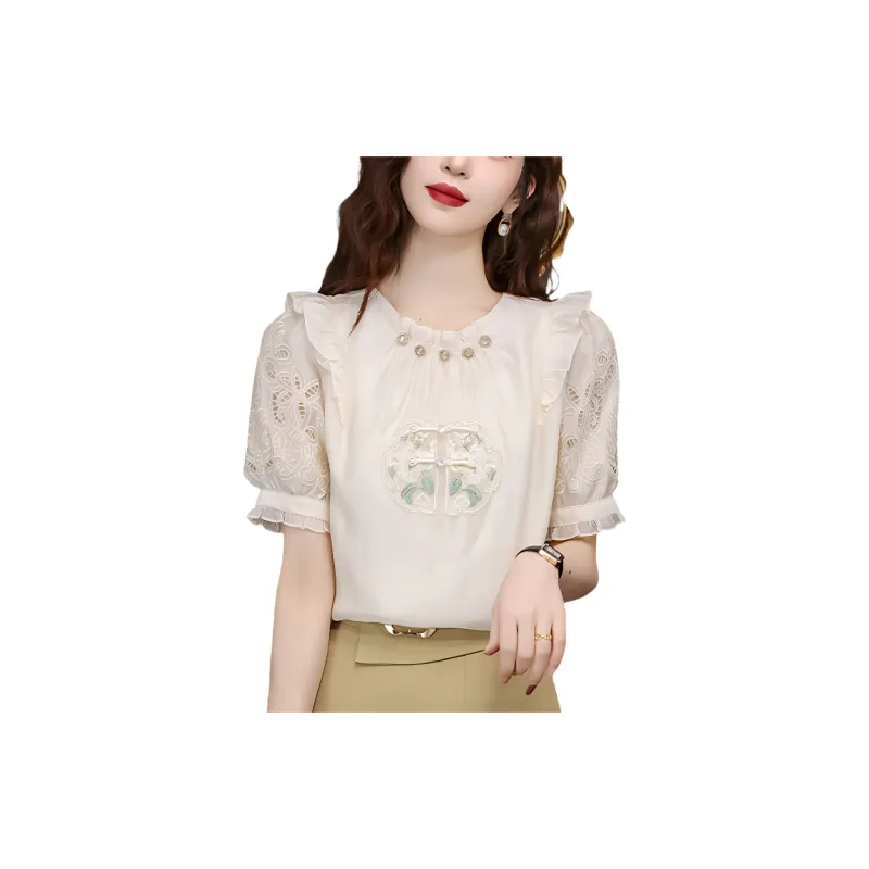 KUNZHUDAXIANG Shirts Women's-7