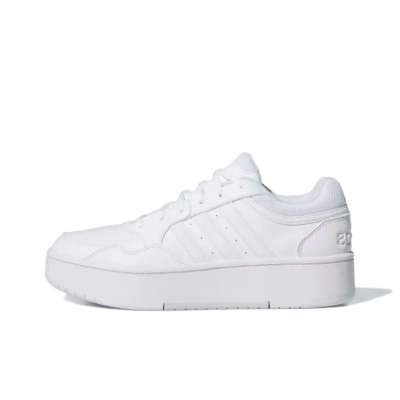 Adidas HOOPS 3.0 Anti Slip Wear Resistant Low Top Skateboard Shoes Unisex White-0
