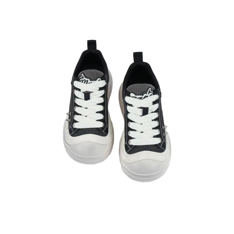 FAIRWHALE Canvas Shoes Men's Knight Black/Ironhide Brown-2