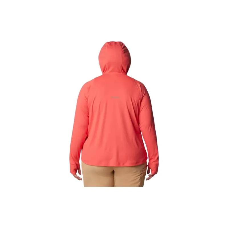 Columbia Summit Valley Sweatshirt Women's Orange Red-1