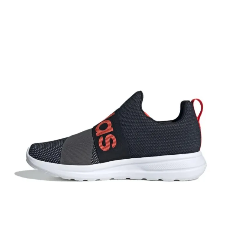 Adidas LITE RACER ADAPT 6.0 Anti-Slip Wear-Resistant Low-Top Casual Running Shoes Men's Black Red White-2