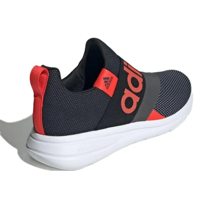 Adidas LITE RACER ADAPT 6.0 Anti-Slip Wear-Resistant Low-Top Casual Running Shoes Men's Black Red White-4