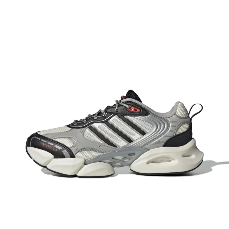 Adidas Climacool Anti-Slip Wear-Resistant Low-Top Casual Running Shoes Men's White Black Gray-0