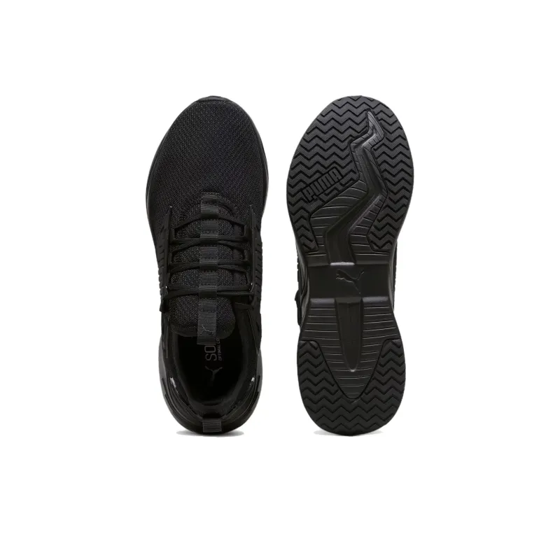 PUMA Retaliate Anti Slip Wear Resistant Low Top Casual Running Shoes Unisex Black-3