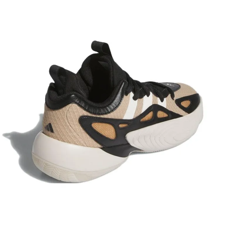 Adidas Trae Unlimited Anti Slip Wear Resistant Low Top Basketball Shoes Unisex Umber Black-2