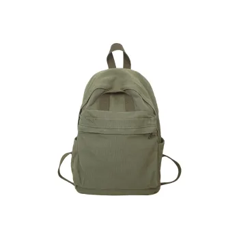 Debecca Canvas Backpack Large Size Unisex Green/Black/White/Brown/Red