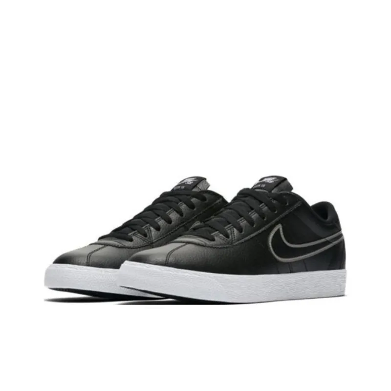 Nike SB Anti Slip Wear Resistant Low Top Skateboard Shoes Unisex Black-2