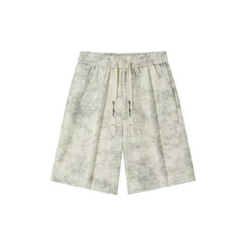 P8H9 Casual Shorts Unisex Off White