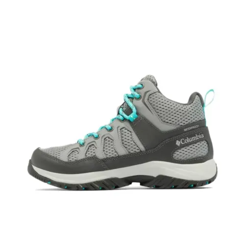 Columbia Granite Hiking / Trekking Shoes Women's Low-Top Gray Green