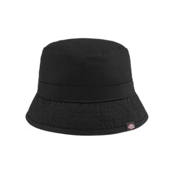 Dickies Cotton Bucket Hats Unisex Asphalt Black/Brown