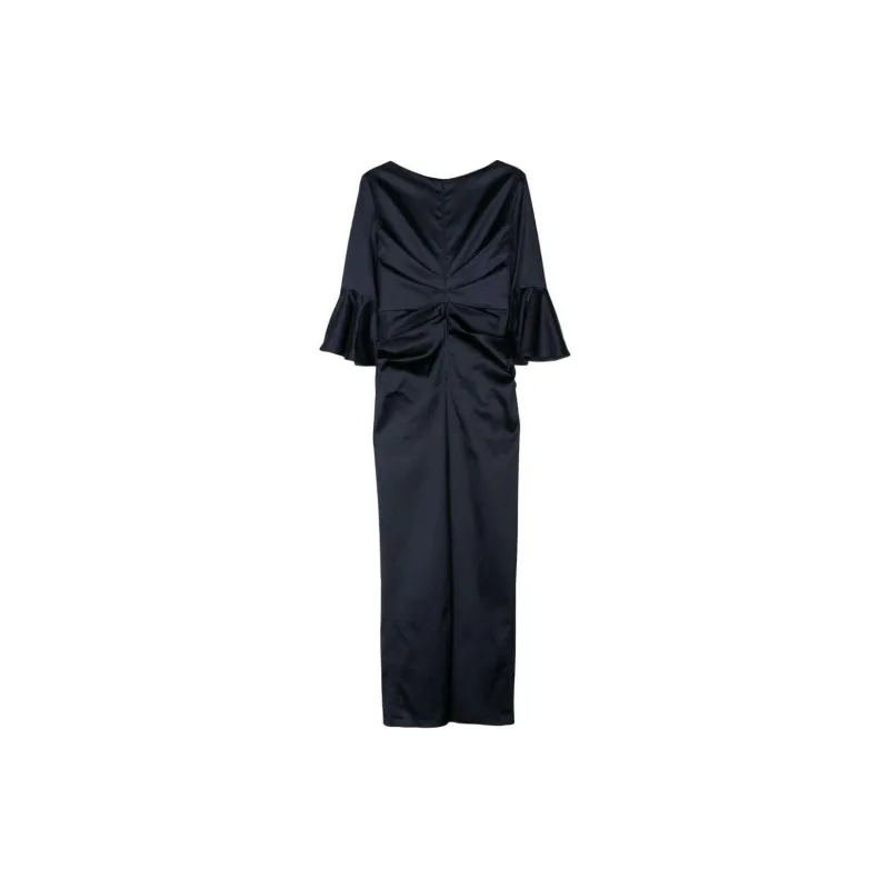 Talbot Runhof Gathered Duchess satin Gown-1
