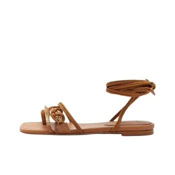 Schutz Guadalupe Strap Sandals Women's Brown