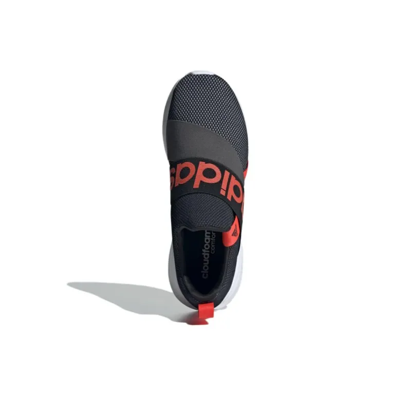 Adidas LITE RACER ADAPT 6.0 Anti-Slip Wear-Resistant Low-Top Casual Running Shoes Men's Black Red White-5