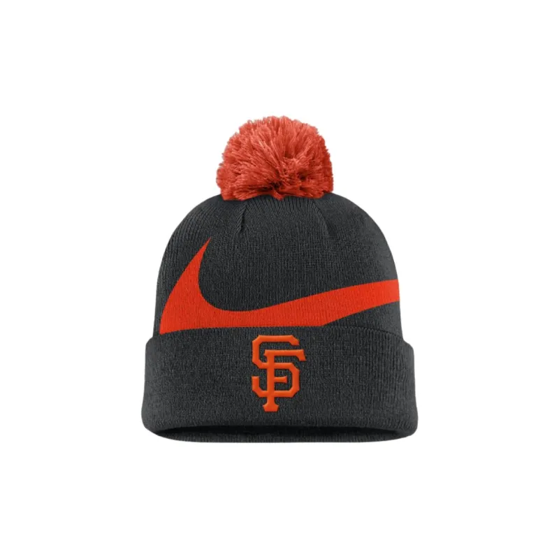 Nike San Francisco Giants Peak Men's Nike Mlb Cuffed Pom Beanie-1