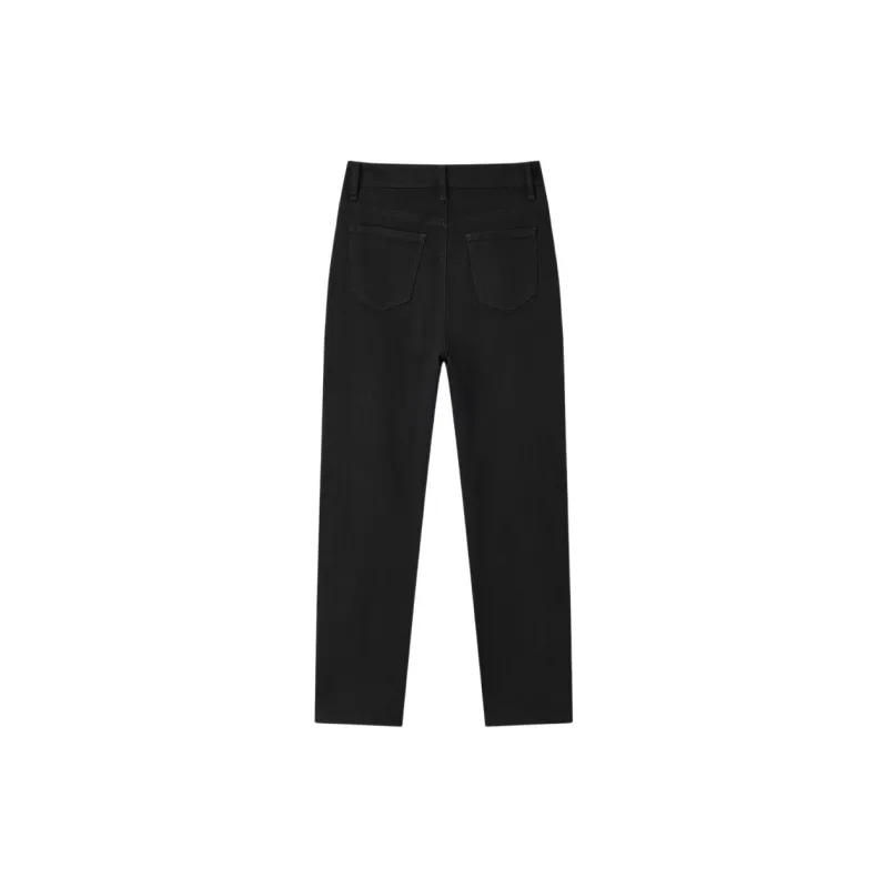 EICHITOO Jeans Women's Black-1