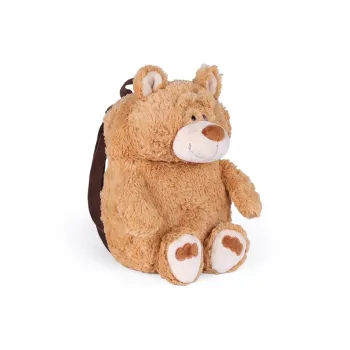 NICI Animal Collection Big Bear, Johnny, Big Bear Double Shoulder Backpack Dolls Plush Doll 30cm Height