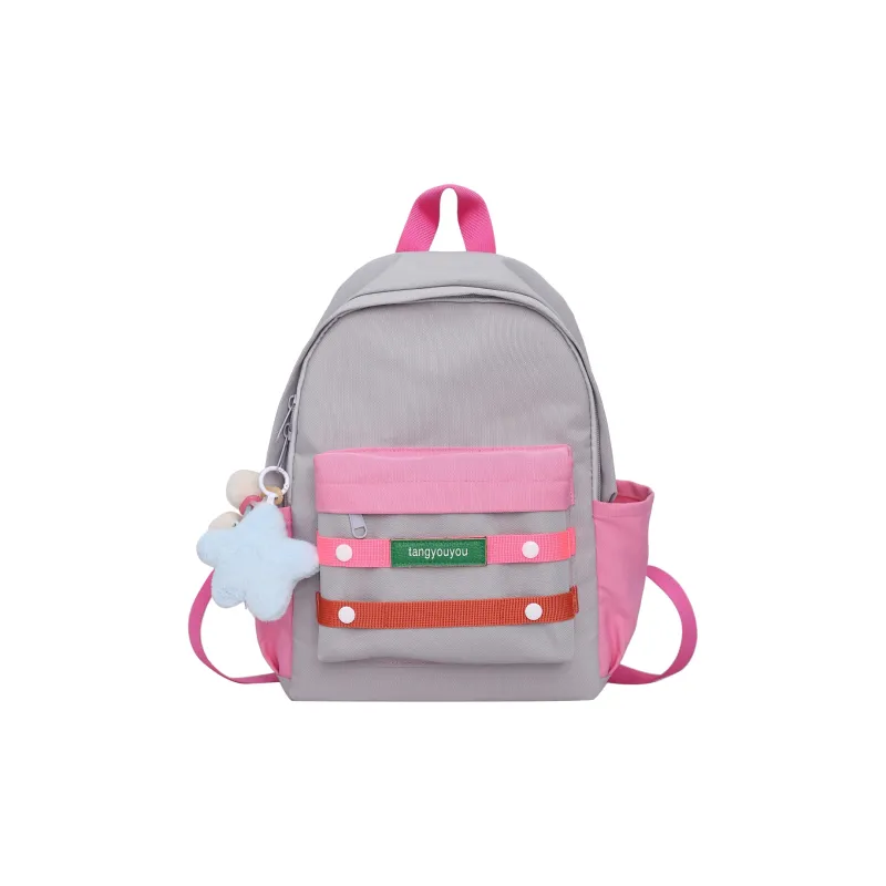 KAKAXI Nylon Backpack Unisex Black/Green/Gray/Purple/Pink/Yellow/Orange-8