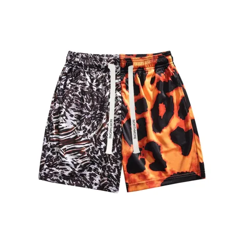 NORTHMORE Casual Shorts Men Tiger And Leopard