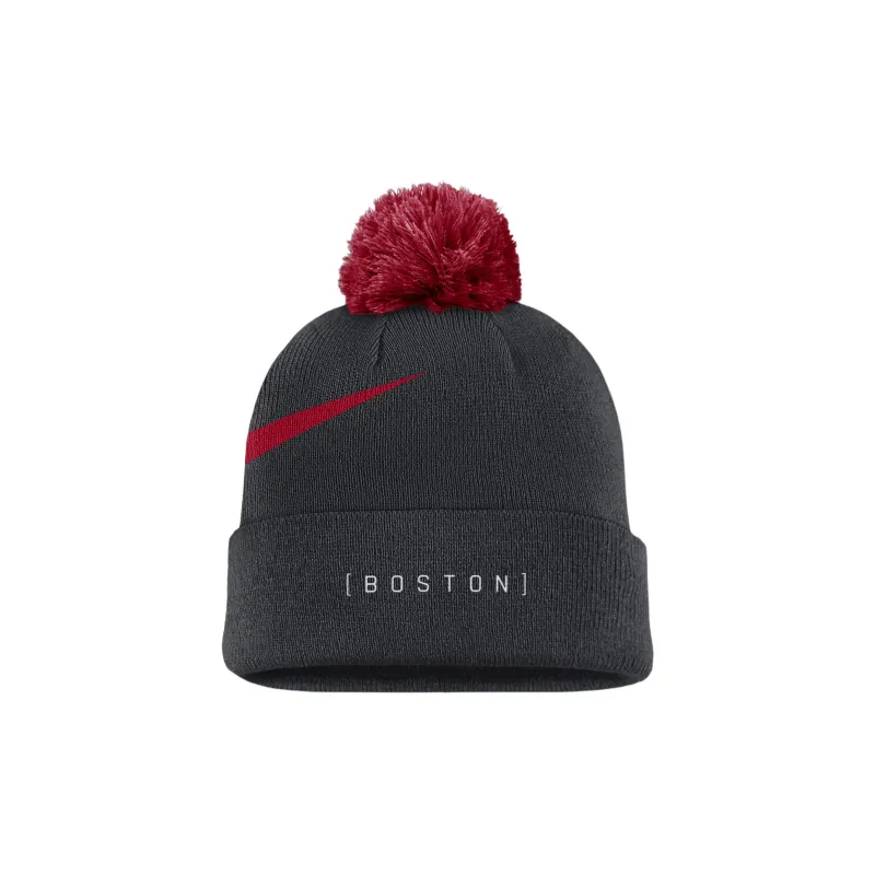 Nike Boston Red Sox Peak Men's Nike Mlb Cuffed Pom Beanie-1